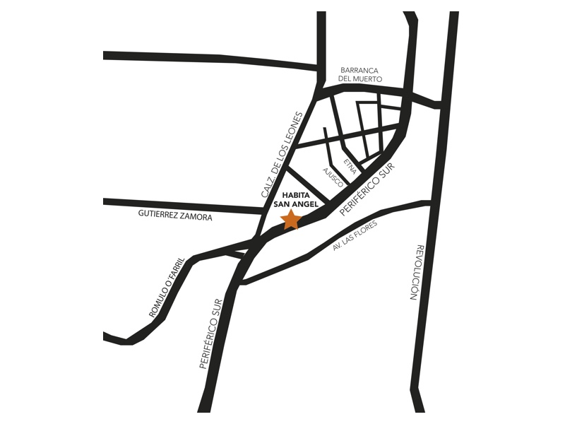 Mapa Habita San Ángel Mapa Habita San Ángel
